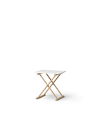 AlixFurniture Chevet Haut Classique en Chêne avec Structure en X – Design Épuré et Fonctionnalité