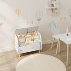 AlixFurniture Bibliothèque-coffre pour enfant – rangement malin et multifonctionnel