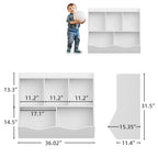 AlixFurniture Petite Bibliothèque Blanche Enfant