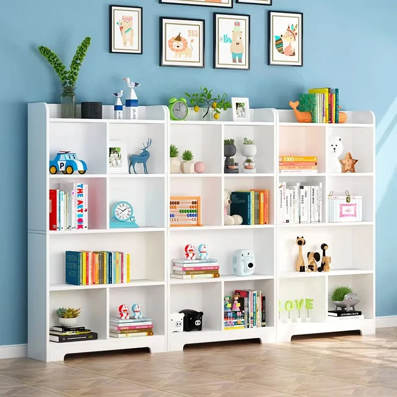 AlixFurniture Bibliothèque Enfant en Bois – Rangement Naturel et Durable