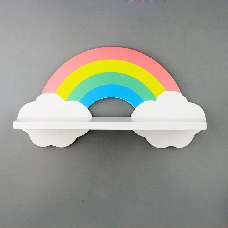 AlixFurniture Bibliothèque murale nuage pour enfants