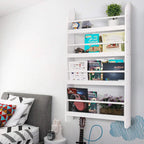 AlixFurniture Étagère Murale en Bois pour Enfant – Rangement Pratique et Élégant