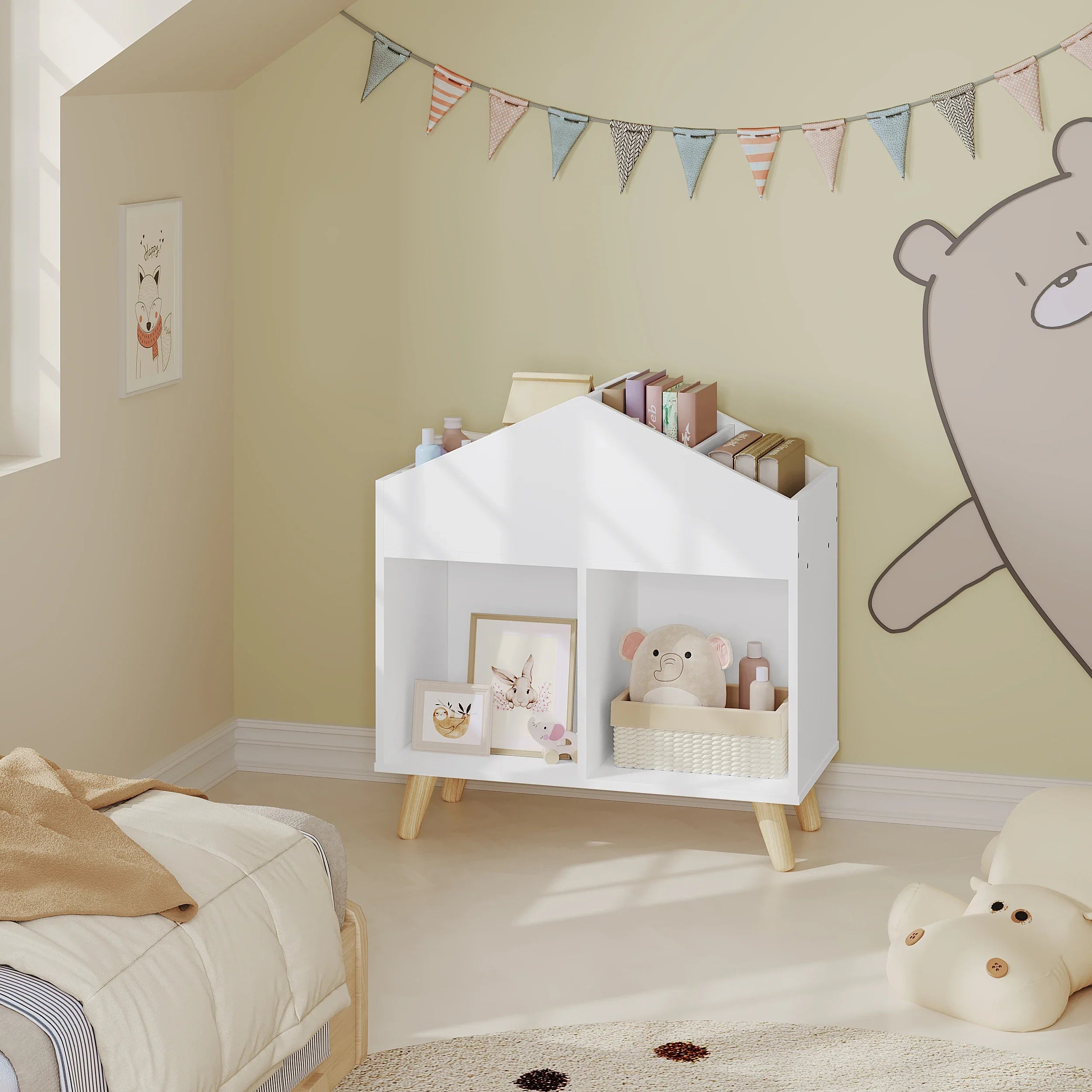 AlixFurniture Petit Meuble Livre Enfant