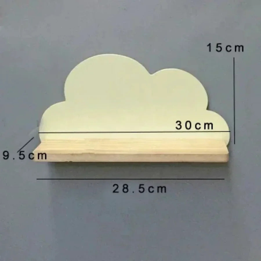 AlixFurniture Bibliothèque murale nuage pour enfants