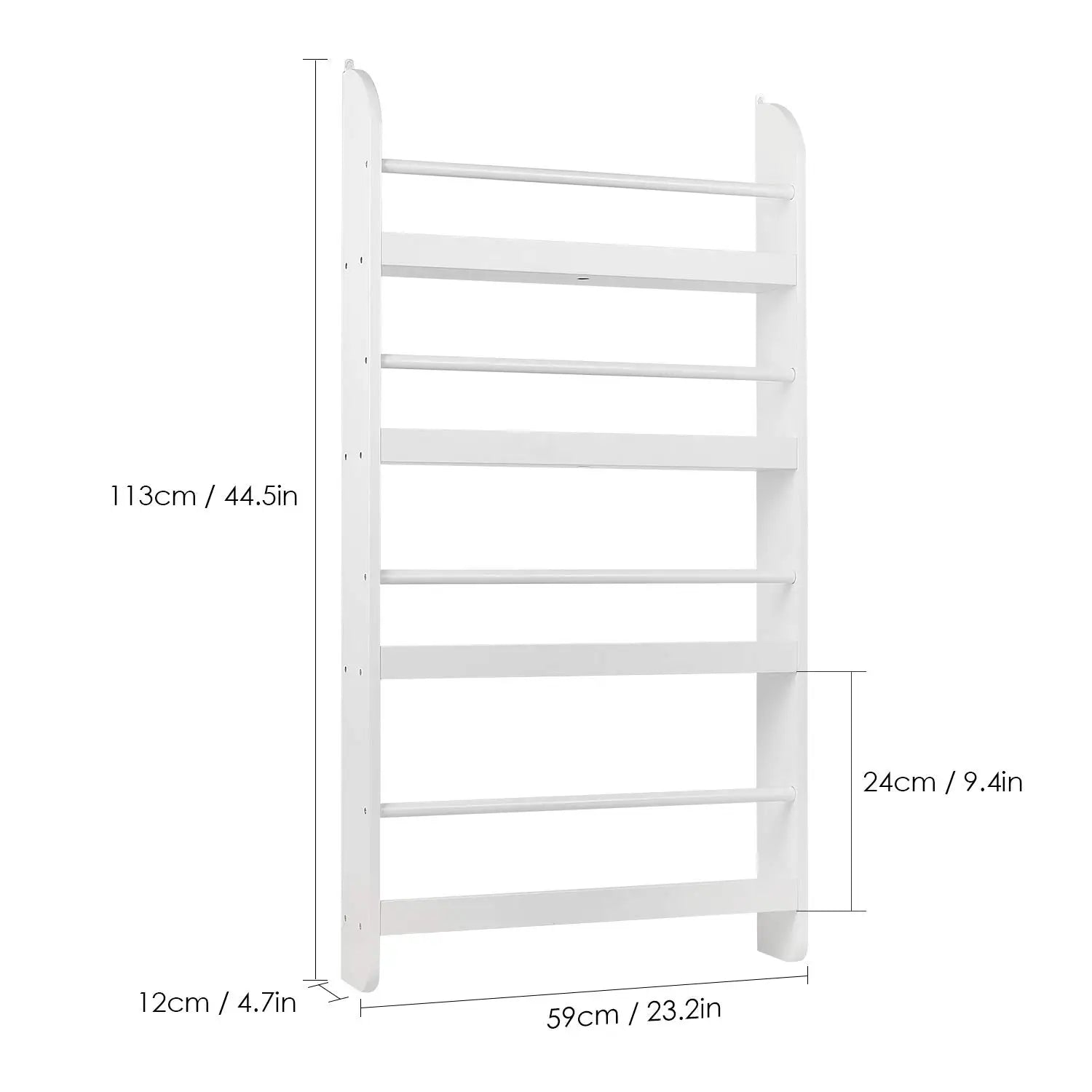 AlixFurniture Étagère Murale en Bois pour Enfant – Rangement Pratique et Élégant