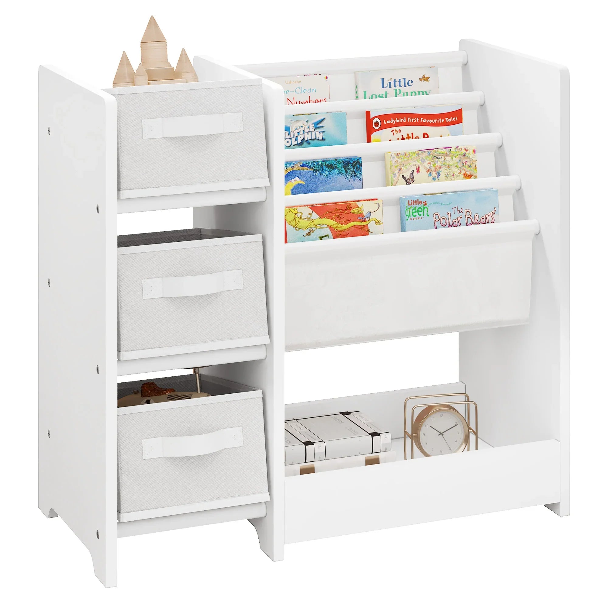 AlixFurniture Bibliothèque pour enfants – rangement pratique et ludique pour petits lecteurs