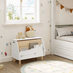 AlixFurniture Bibliothèque-coffre pour enfant – rangement malin et multifonctionnel
