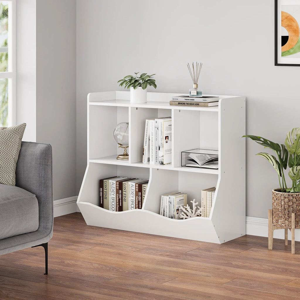 AlixFurniture Petite Bibliothèque Blanche Enfant