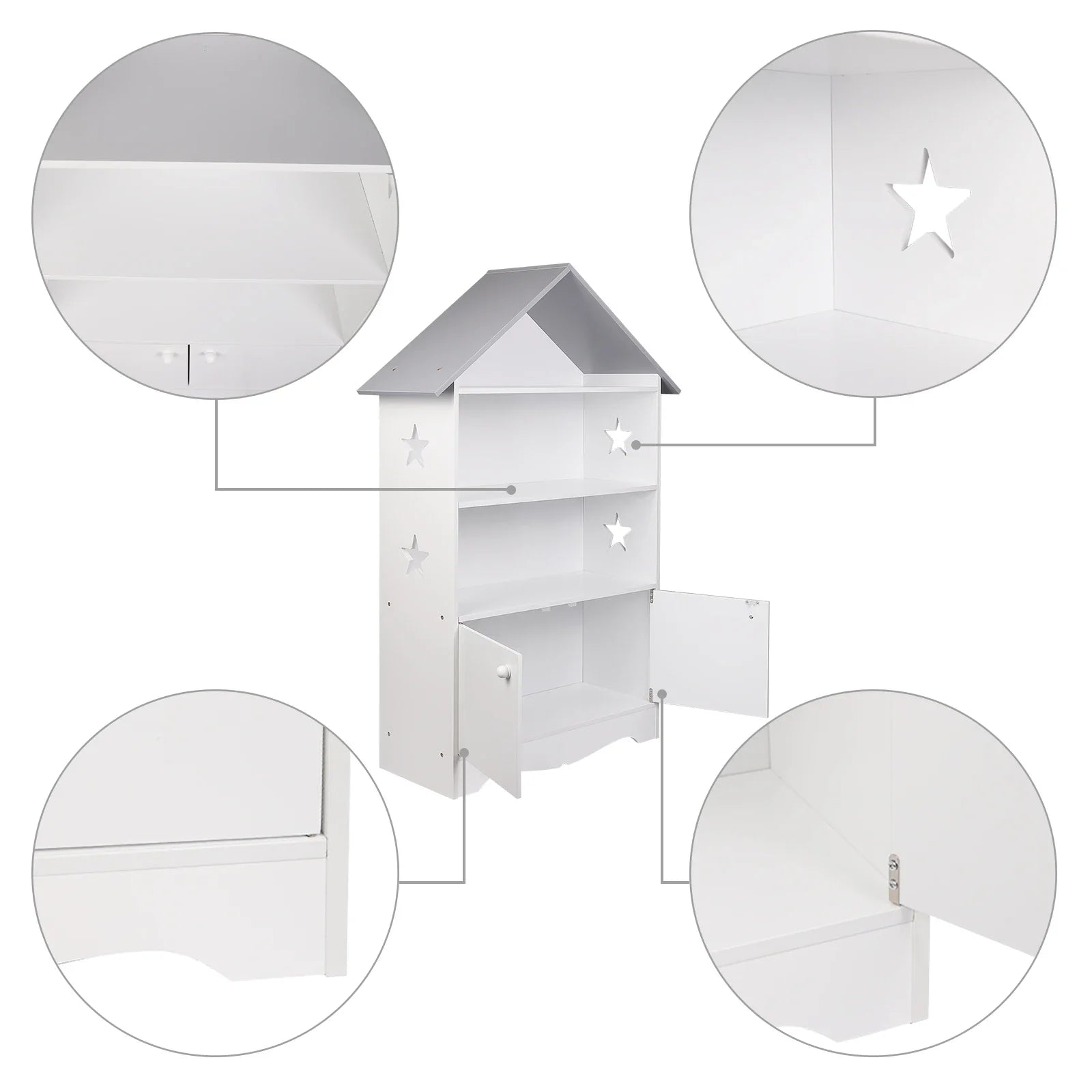 AlixFurniture Bibliotheque Bebe Bois