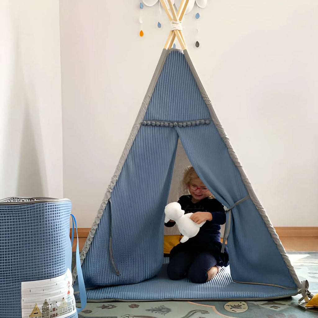 AlixFurniture Tente Tipi Enfant Naturelle - Confort et Aventure