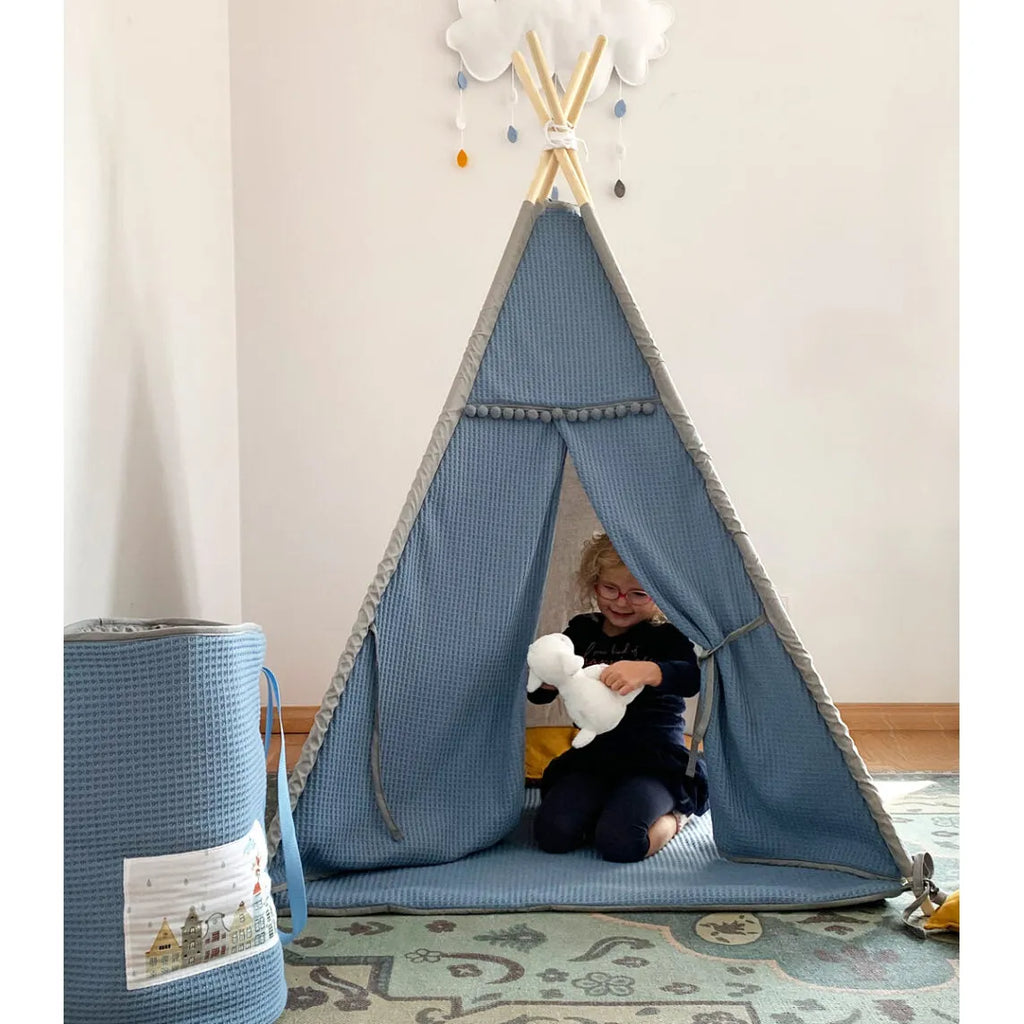 AlixFurniture Tente Tipi Enfant Naturelle - Confort et Aventure