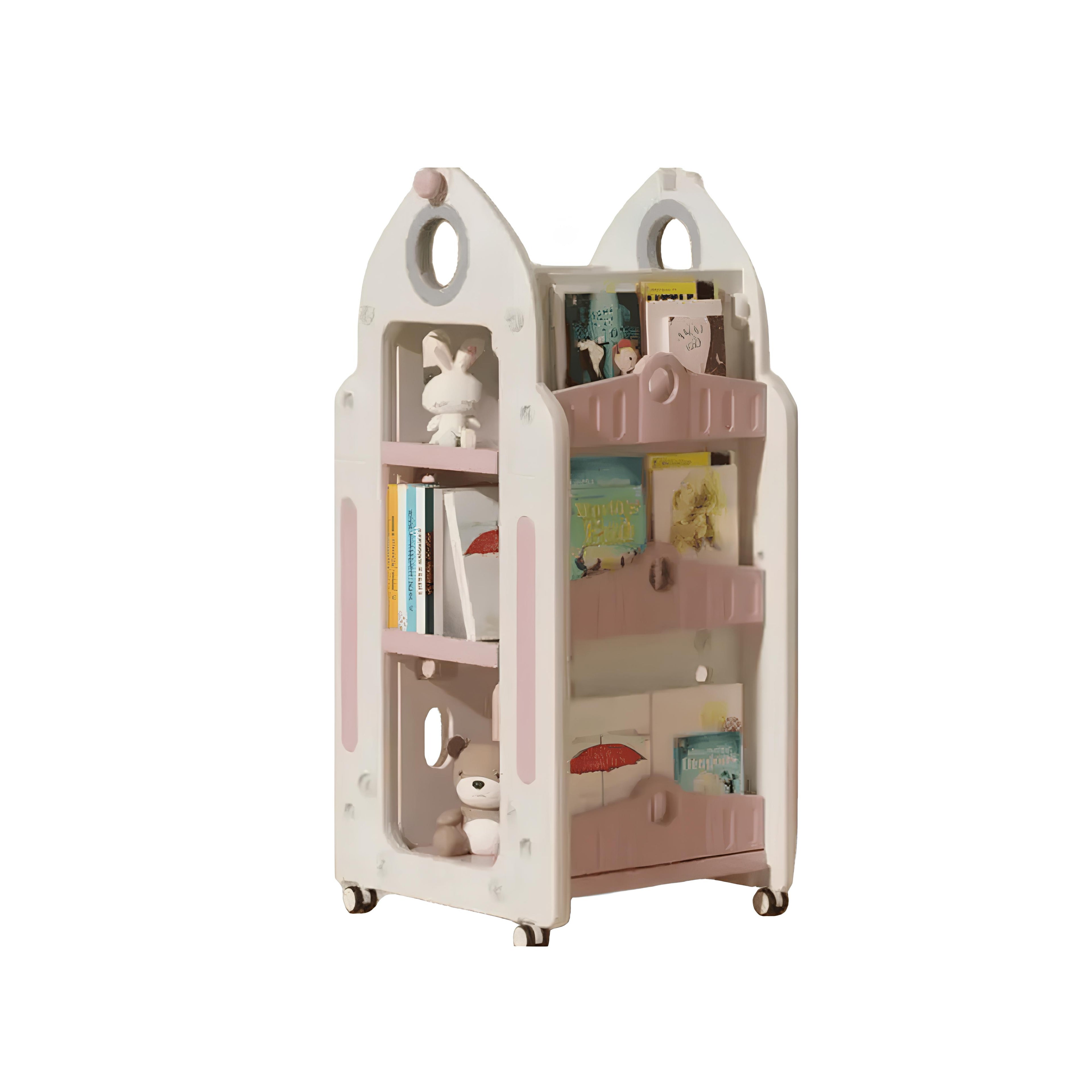 AlixFurniture Meuble à Livres à Roulettes pour Enfants – Pratique et Mobile