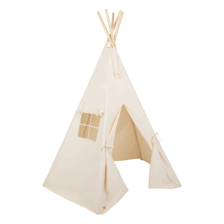 AlixFurniture Tipi Enfant Beige Compact – Facile à Transporter