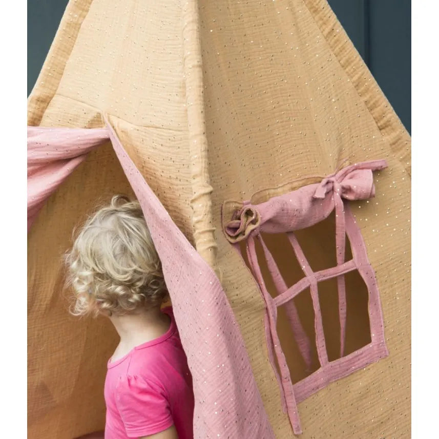 AlixFurniture Tente Tipi Enfant Naturelle - Confort et Écologie