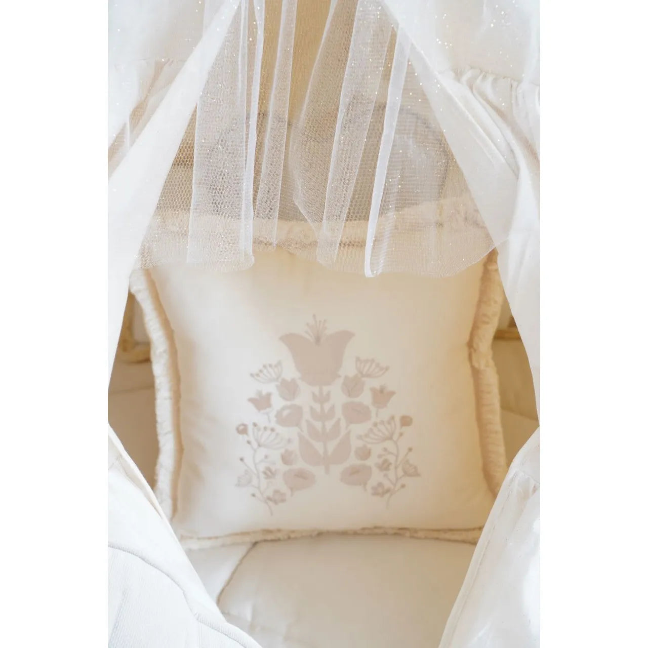 AlixFurniture - Tente tipi style bohème avec volants et broderies
