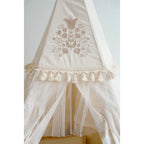 AlixFurniture - Tente tipi style bohème avec volants et broderies
