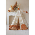 AlixFurniture - Tente tipi style bohème avec volants et broderies