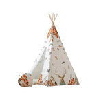 AlixFurniture Tente Tipi Avec Tapis Confortable Collection Amis De La Forêt