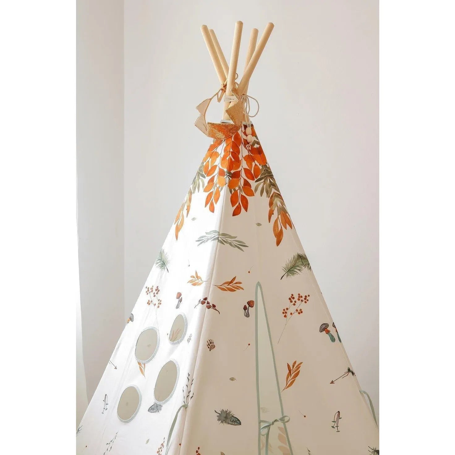 AlixFurniture Tente Tipi Avec Tapis Confortable Collection Amis De La Forêt
