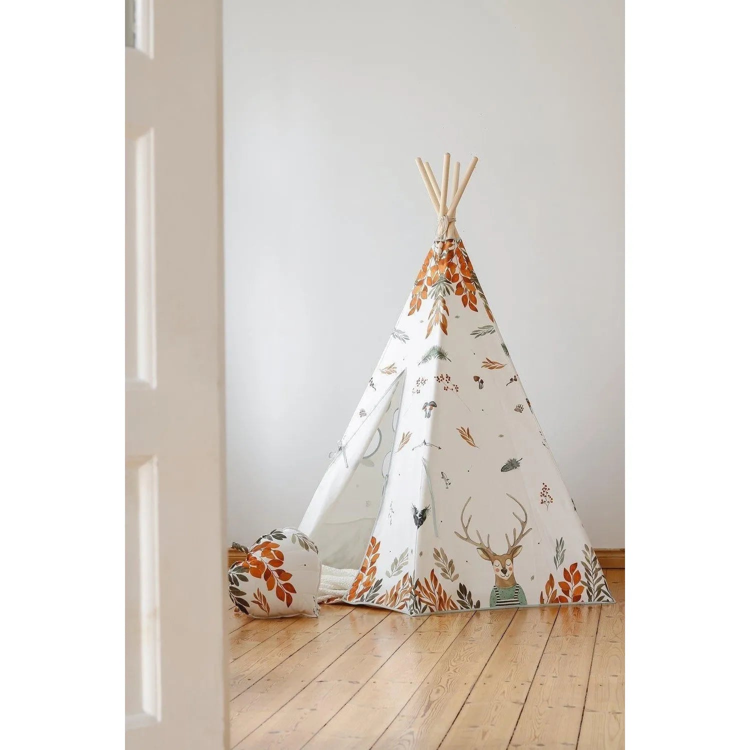 AlixFurniture Tente Tipi Avec Tapis Confortable Collection Amis De La Forêt