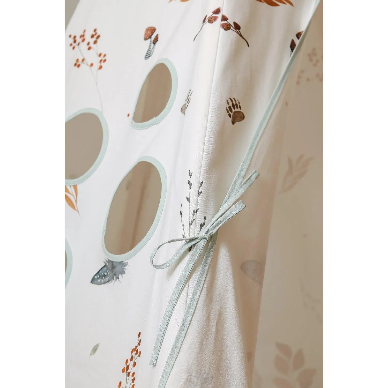AlixFurniture Tente Tipi Avec Tapis Confortable Collection Amis De La Forêt