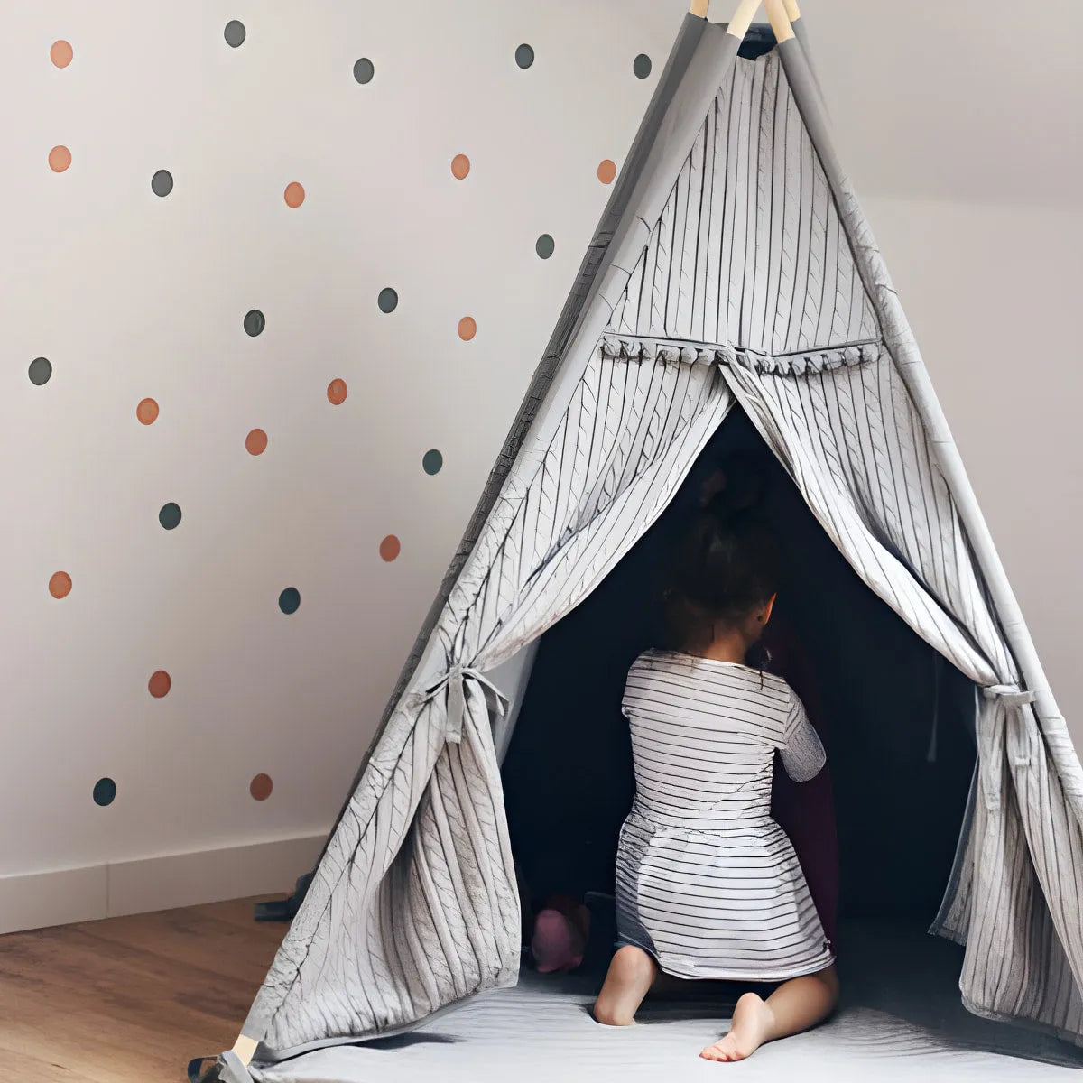 AlixFurniture Tipi Enfant Naturel - Confort et Élégance