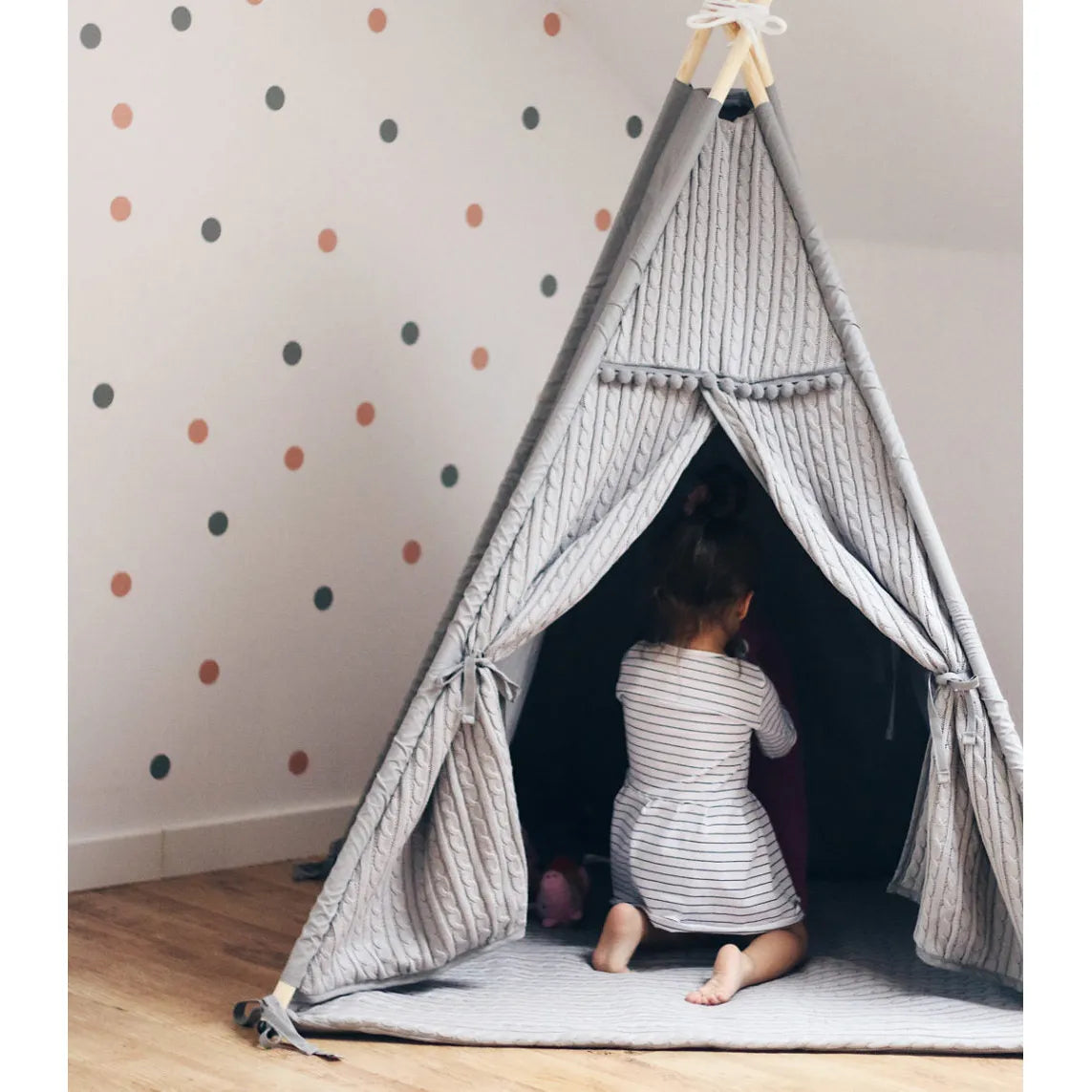 AlixFurniture Tipi Enfant Naturel - Confort et Élégance