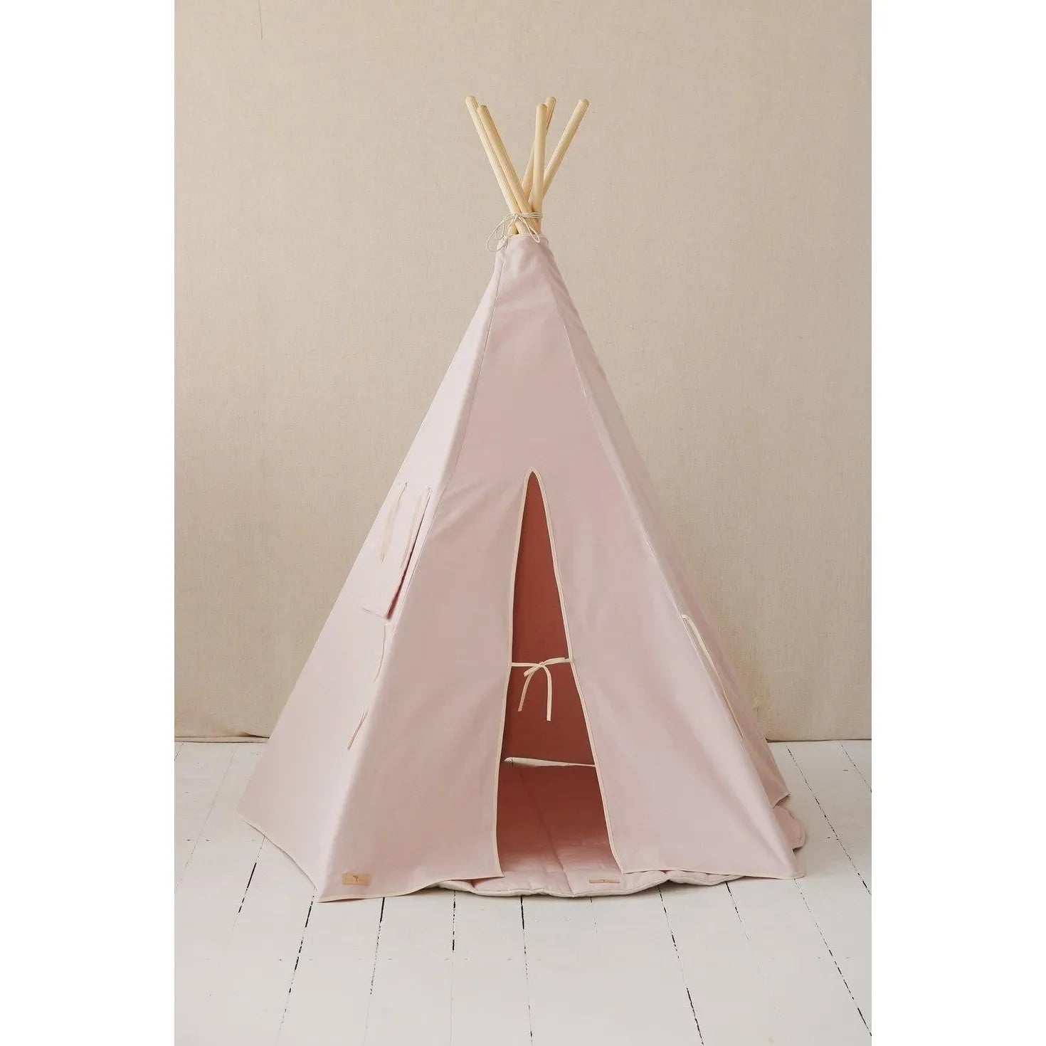 AlixFurniture Ensemble tente tipi rose avec tapis en coton