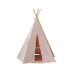 AlixFurniture Tipi Enfant Rose Pastel – Tente Douce et Spacieuse pour Petites Aventurières