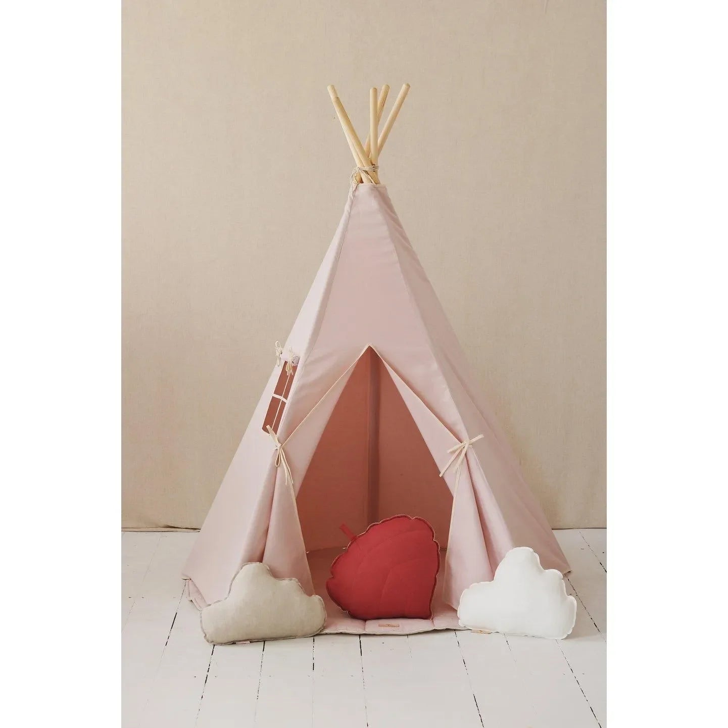 AlixFurniture Tipi Enfant Rose Pastel – Tente Douce et Spacieuse pour Petites Aventurières