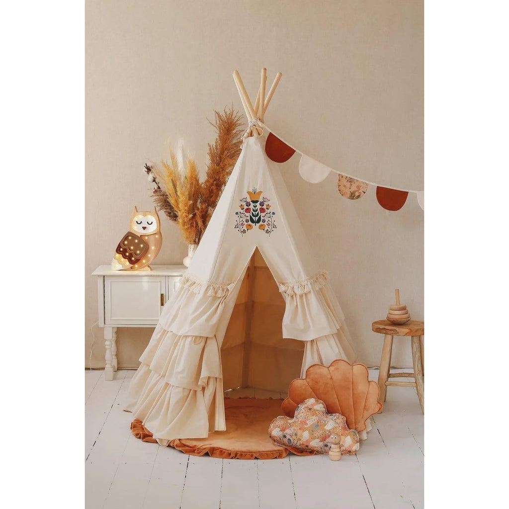 AlixFurniture - Tente Tipi Enfants Naturelle et Élégante, Refuge d’Aventure et d’Imagination