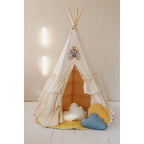 AlixFurniture - Tente Tipi Enfants Naturelle et Élégante, Refuge d’Aventure et d’Imagination