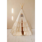 AlixFurniture - Tente Tipi Enfants Naturelle et Élégante, Refuge d’Aventure et d’Imagination