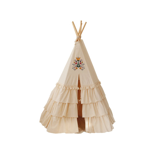 AlixFurniture - Tente Tipi Enfants Naturelle et Élégante, Refuge d’Aventure et d’Imagination