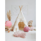 AlixFurniture - Tente Tipi Naturelle et Boho pour Enfants, Confort et Aventure Garantie