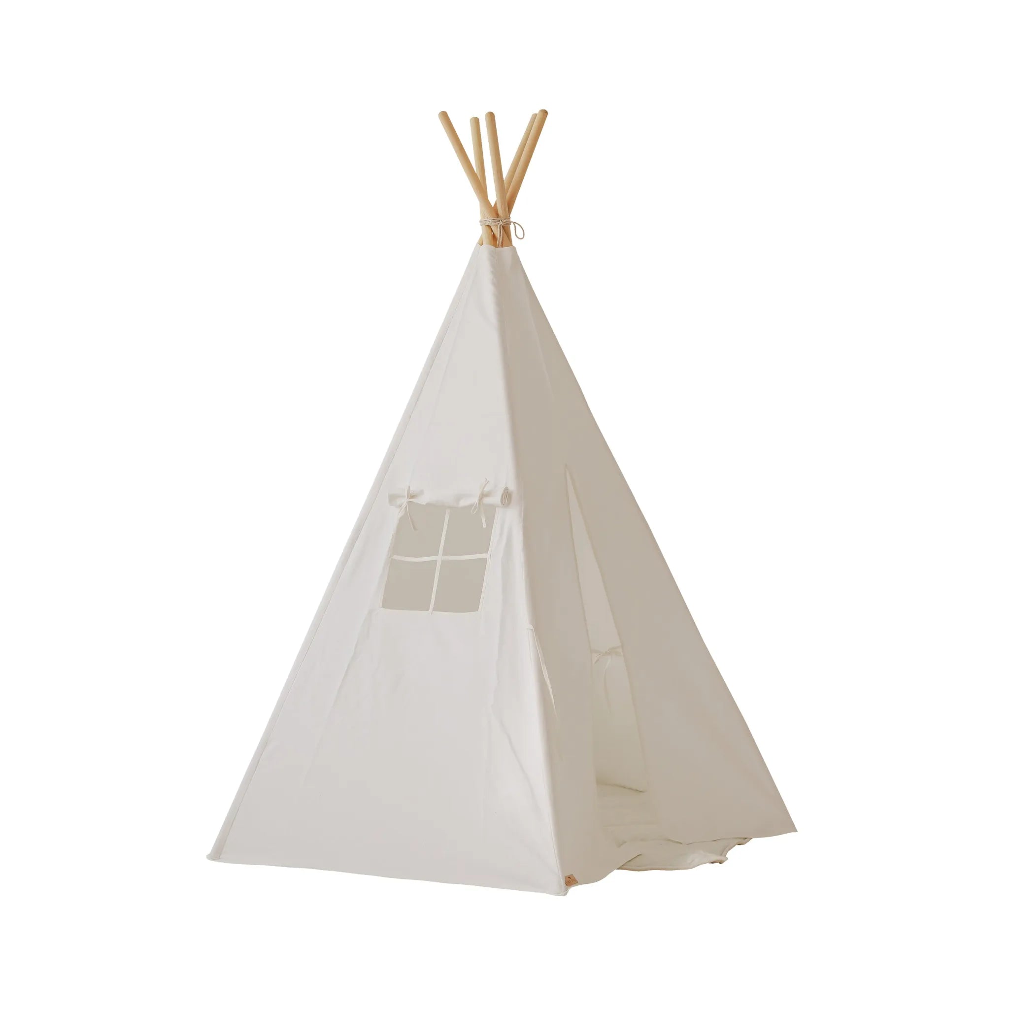 AlixFurniture Ensemble tipi blanc avec tapis feuille confortable