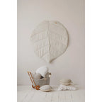 AlixFurniture Ensemble tipi blanc avec tapis feuille confortable