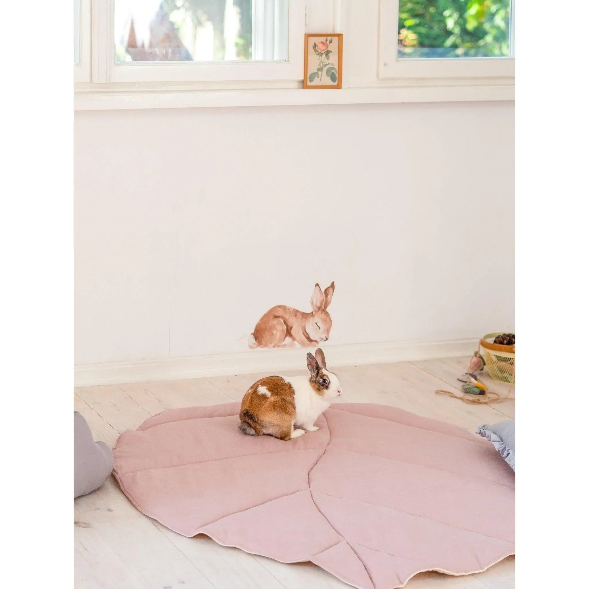 AlixFurniture Ensemble Tipi Avec Tapis Doux Collection Fleurs Sauvages