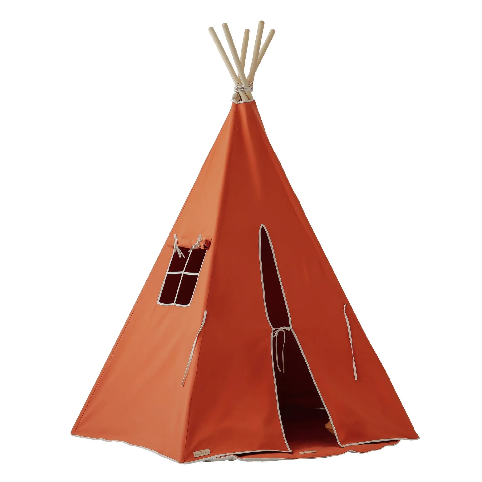 AlixFurniture Tipi Enfant en Coton avec Fenêtre – Espace de Jeu Pliable et Portable