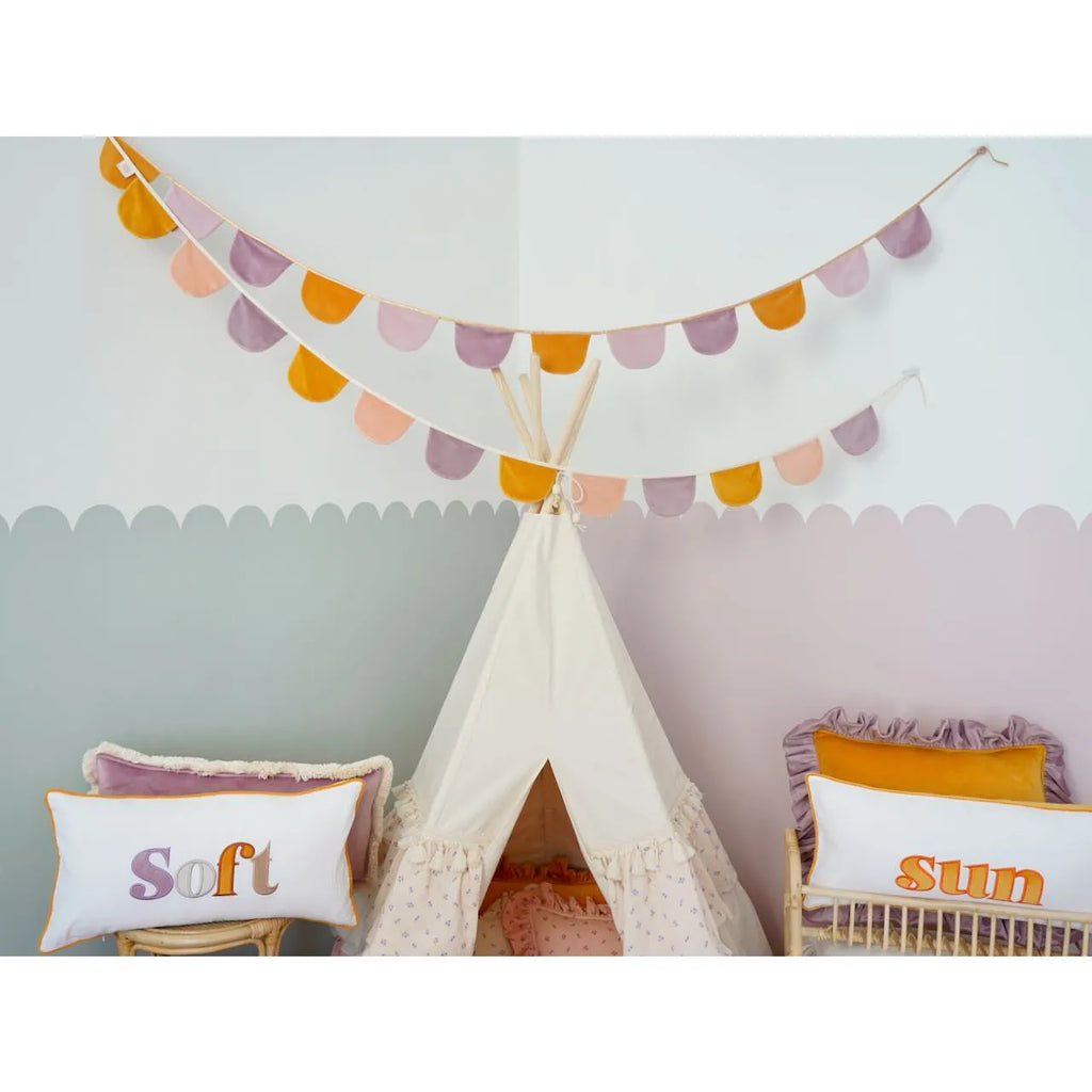 AlixFurniture Tente tipi à volants pour enfants
